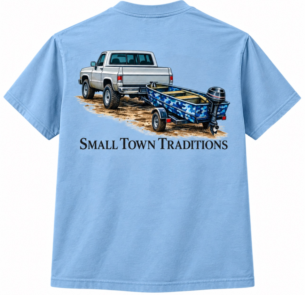 Truck + Boat Tee - Small Town Traditions Southern Apparel