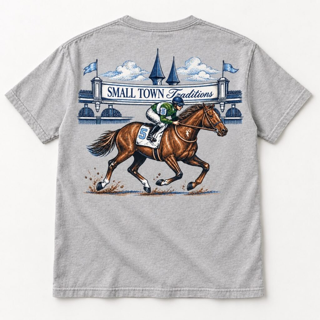 Derby Day Tee - Small Town Traditions Southern Apparel