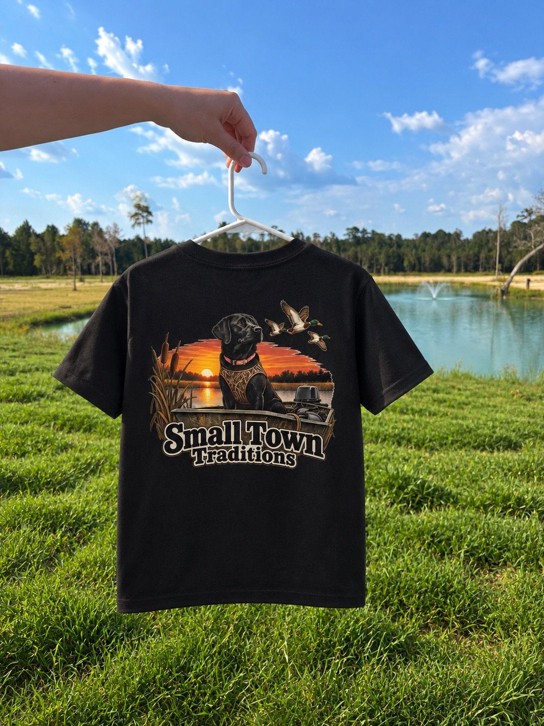 Swamp Boat Retriever Tee
