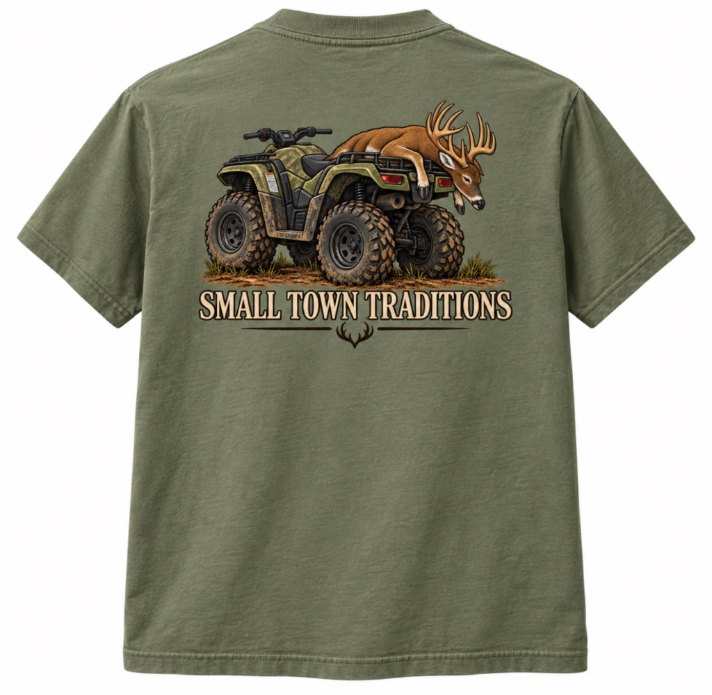 Backwoods ATV Tee - Small Town Traditions Southern Apparel