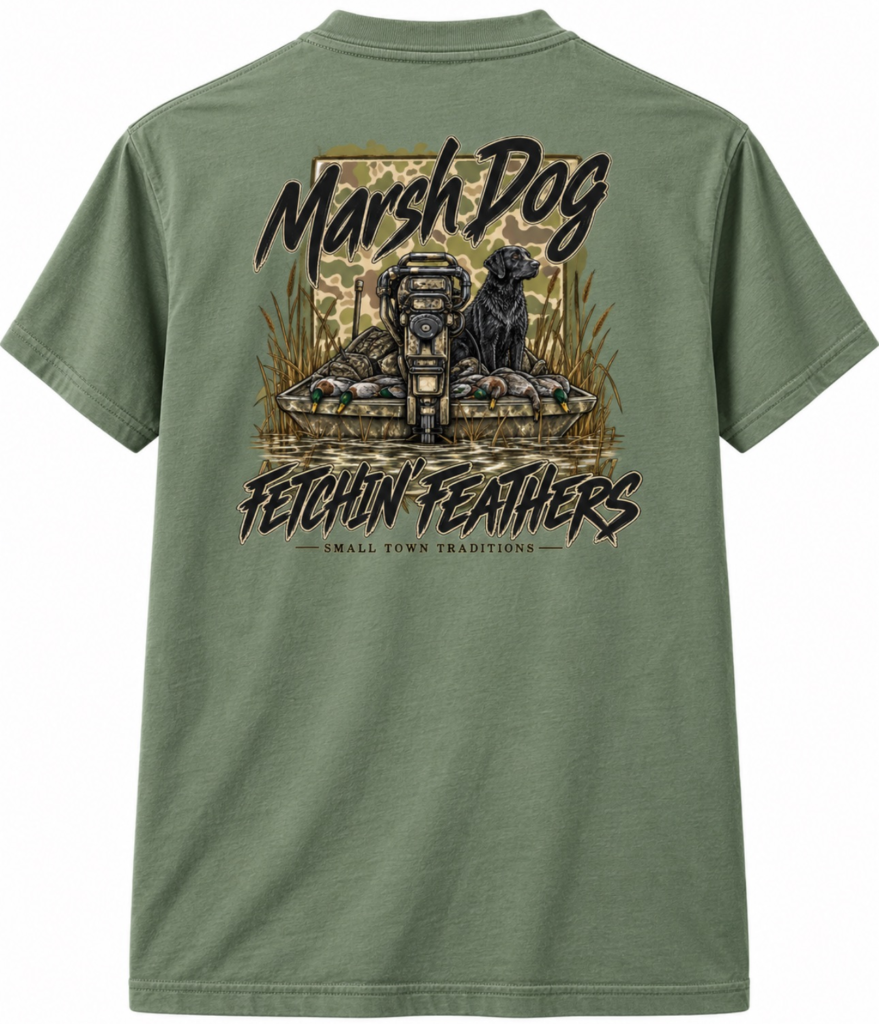 Marsh Dog Tee - Small Town Traditions Southern Apparel