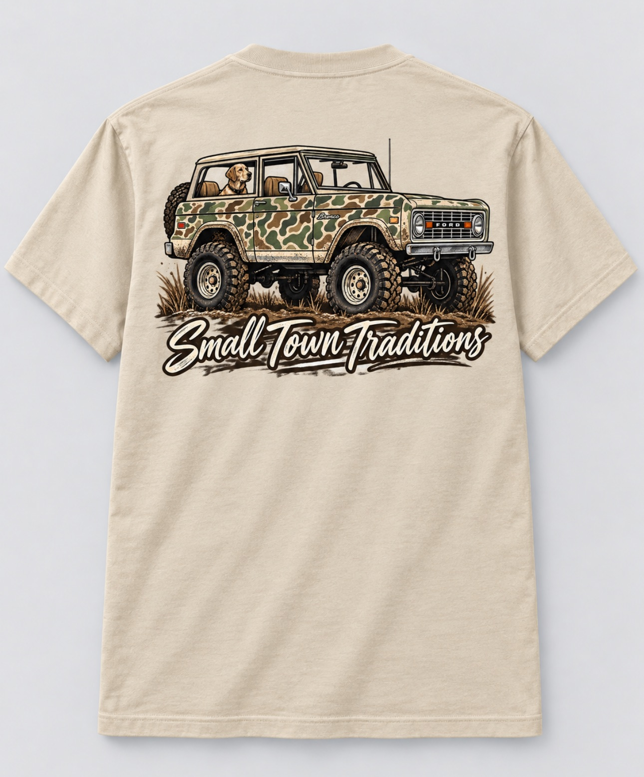 Camo Bronco Tee
