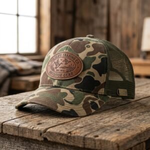 Vintage Duck Camo Snapback Hat