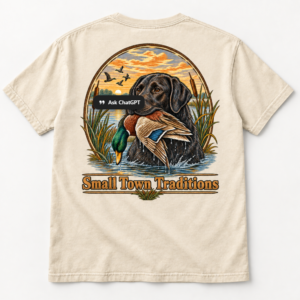 Mallard Retrieve Tee - Natural