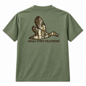 Camo Mallard Tee - Moss Green